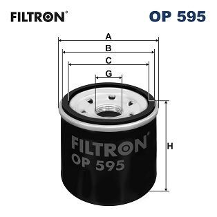 Filtron OP595 YAĞ FİLTRESİ RENAULT MEGANE III 09> MEGANE IV 16> DACIA DUSTER 15> 1.6SCe H4M CAPTUR II 22> 1.6E-TE  CH