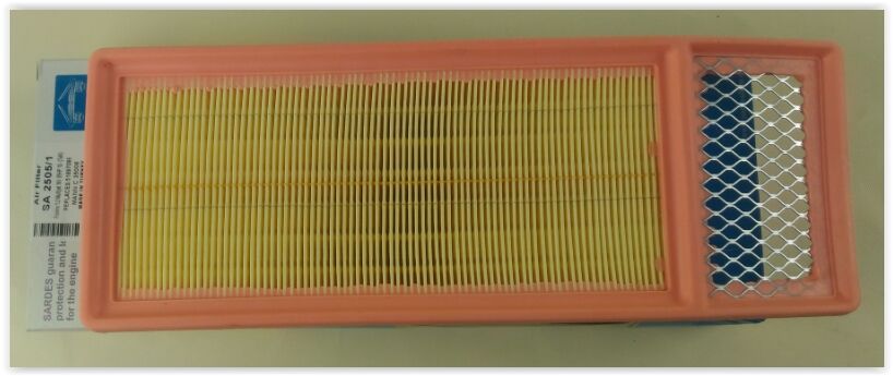 Sardes SA2505.1 - Hava Filtresi Fıorıno 1.3 Mtj 16V 95HP 2010 Bıpper-Nemo 1.3 Hdi 16V 75HP 2010 C35006 Izgaralı