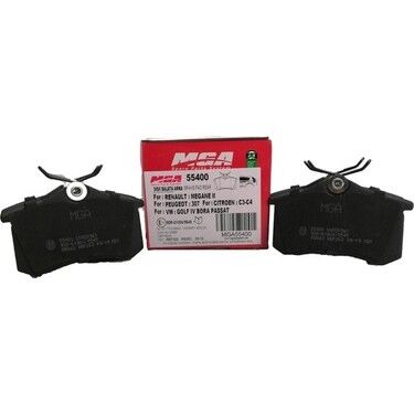 MGA-55400 ARKA FREN BALATA (KABLOSUZ) (17MM) MEGANE II P.307 C3 C4 CADDY (04-15) GOLF (84-16) PASSAT 97> (GDB 1330)