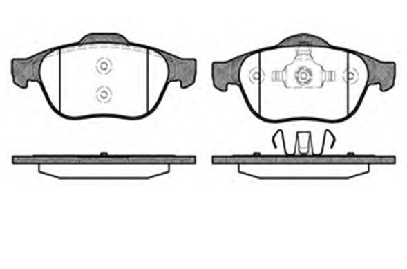 MGA 55137 | Renault Laguna 2 2007-2012 16-17 İnç Ön Fren Balata Takımı