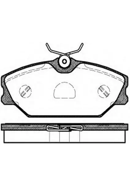 MGA 55142 - Fren Balatası On Fıssız Laguna I Megane I Scenıc I