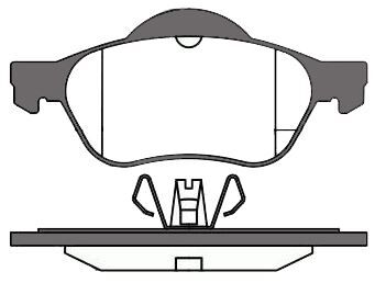 MGA 55154 Megane 2 Ön Fren Balatası 410601237R