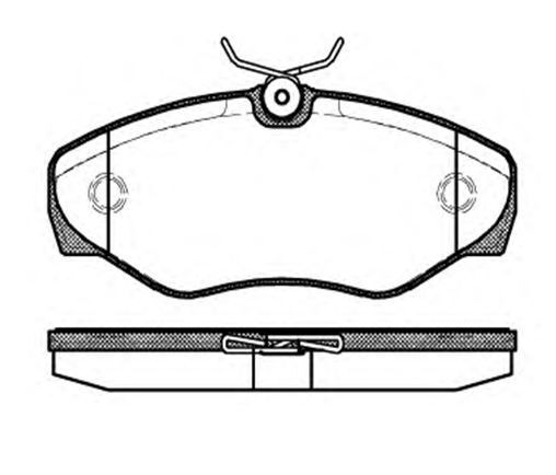 MGA 55156 Fren Balatası Ön Espace III 96- Trafic II 01- / Vivaro A 01- / Prımastar 02-