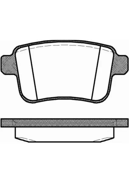 MGA -55133 - Fren Balatası Arka Kangoo Iıı 08> / Cıtan 12>