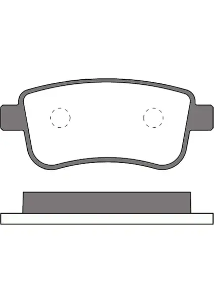 MGA 55566 | Renault Megane 4 2015- EPS li Arka Fren Balata