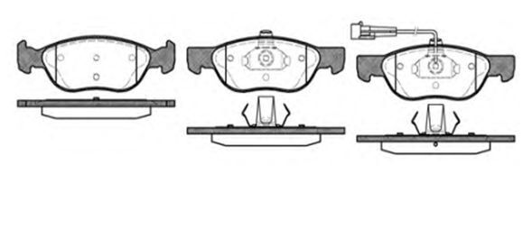 MGA 55102 Fren Balatası Ön Fişli Marea 96- Brava Bravo I 95-
