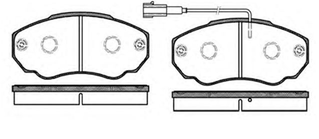 MGA 55116 Fren Balatası Ön Fişli Ducato 02- / Boxer 02- / Jumper 02- 14Q Küçük Tıp
