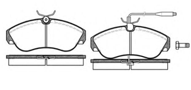 MGA 55119 Fren Balatası On Wva 21799 ( Fıat : Ducato Peugeot : Boxer 94 / Cıtroen Jumper 18Q )