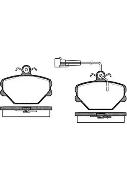 MGA 55112 Fren Balatası Ön Fiat Tempra 1.6 Wva 21100