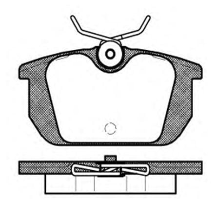 MGA 55114 Fren Balatası Arka Tempra 2.0 Tipo Marea