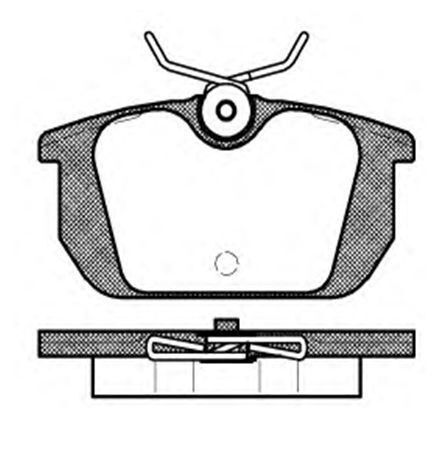 MGA 55114 Fren Balatası Arka Tempra 2.0 Tipo Marea