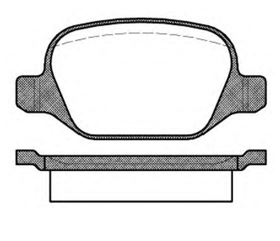 MGA 55342 Balata Fren Arka Alfa Romeo 147 00-1.6 16V-1.9 Jtd-2.0 16V-156 97-06 1.6 16V-1.9 Jtd-2.0 16V-LINEA 07-1.4-1.6