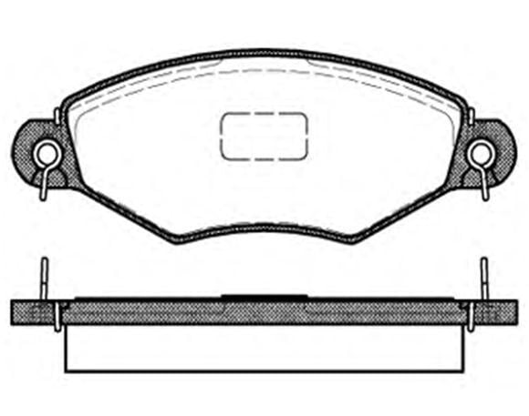 MGA 55159 - Fren Balatası On Wva 21980 Peugeot : 206 1.4 1.6