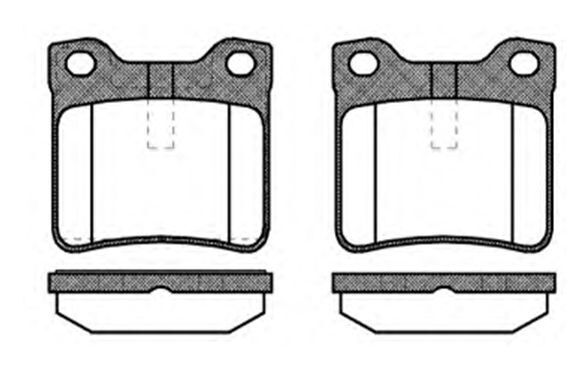 MGA 55166 Arka Fren Disk Balata Wva 21278 406 2.0 607 Fişsiz 4252.66