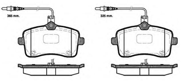 MGA 55167 Fren Balatası Ön Fişli 407 04-