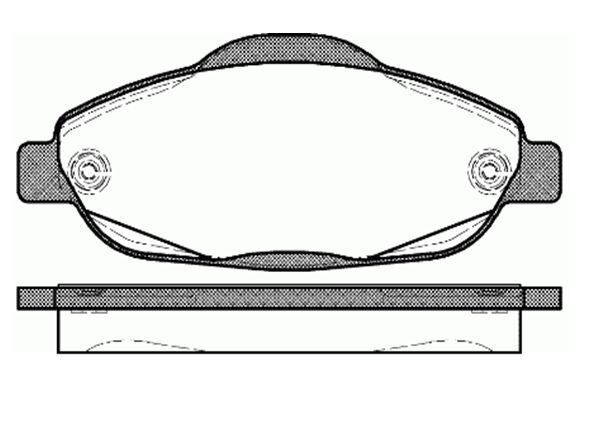 MGA 55174 ÖN BALATA P308 1.4 1.6 HDİ 2.0 HDİ 07> P308 SW 07> P308 CC 1.6 HDİ 09> P3008 13> 1.6 HDI-VTI