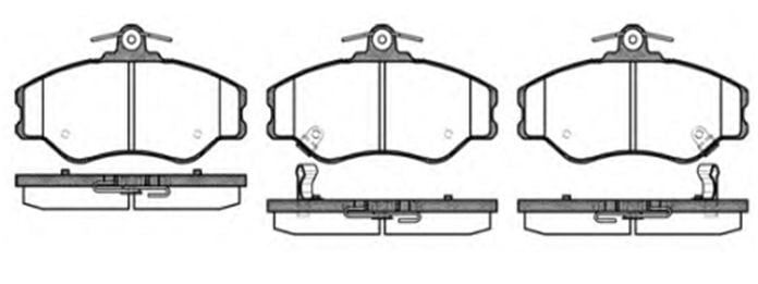 MGA 55225 Ön Fren Balatası Hyundai H100 (Minibüs) (1994-2008) / H100 (Kamyonet) (1994-2003)