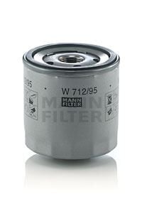 MANN W712.95 YAĞ FİLTRESİ VW GOLF VII-POLO V-A3-OCTAVIA 1.2 TSI-1.4 TSI 12=>