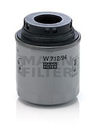 MANN W712.94 YAĞ FİLTRESİ GOLF VI-JETTA IV-POLO-TOURAN-PASSAT-TIGUAN-BEETLE-A3-IBIZA-FABIA-OCTAVIA 1.4 TSİ