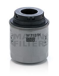 YAĞ FİLTRESİ GOLF VI-JETTA IV-POLO-TOURAN-PASSAT-TIGUAN-BEETLE-A3-IBIZA-FABIA-OCTAVIA 1.4 TSİ  OEM 03C115561D-03C115561B-03C115661E-MANN W712.94