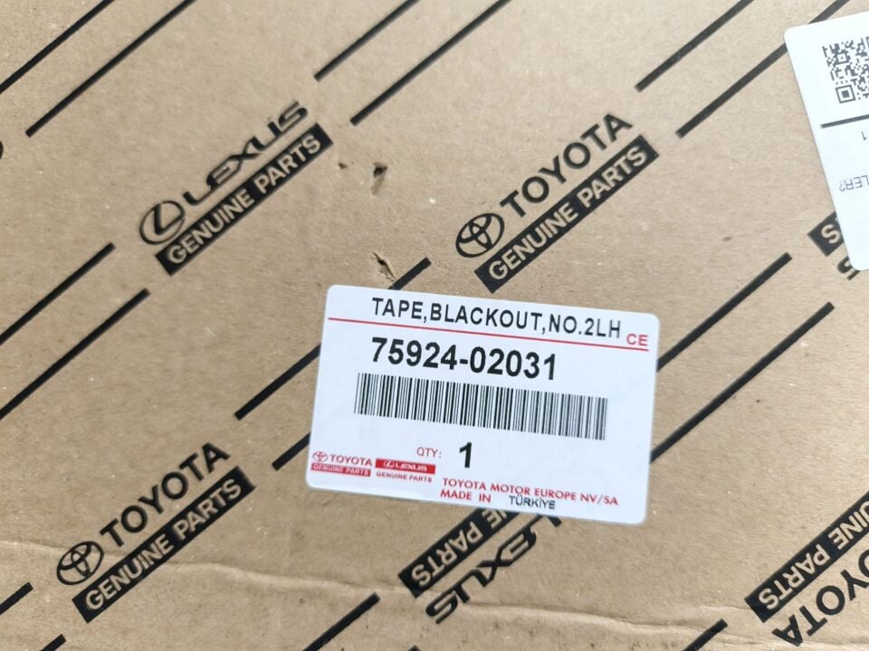 TOYOTA 75924-02031   ARKA SOL KAPI BANDI COROLLA 2007