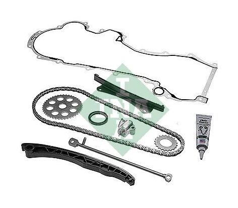 EKSANTRİK ZİNCİR SETİ OPEL ASTRA H-CORSA C-D-COMBO-C-D-ASTRA J-MERIVA-ALBEA-DOBLO-EGEA-PUNTO-500- 1. 3 JTD-1.3 CDTI (E4-E5-E6) (CONTALI-YAĞ JETLİ) (559002730)-INA 559181740