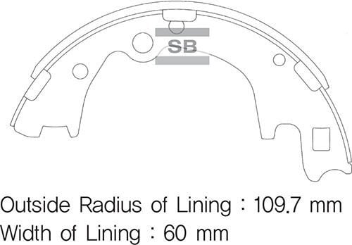 MANDO MLH-11 ARKA KAMPANA PABUÇ BALATA HYUNDAI H-1 2.5L D4CB LİBERO kamyonet 01->