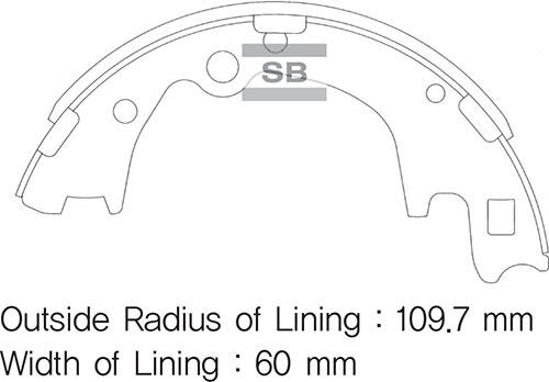 BALATA ARKA KAMPANA PABUÇ  HYUNDAI H-1 2.5L D4CB LİBERO kamyonet 01->-MANDO MLH-11